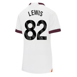 Manchester City Rico Lewis #82 Gostujuci Dres za Ženska 2023-24 Kratak Rukavima